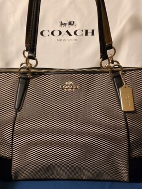 Coach Ava Jacquard Signature Tote